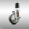Service Caster 4 Inch 316SS Thermoplastic Rubber Swivel 1-3/4 Inch Expanding Stem Caster Brake SCC-SS316EX20S414-TPRB-TLB-134 - alternate 1